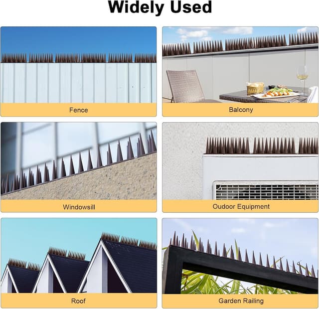 Thumbnail 6 de OFFO Bird Spikes 1.9m pigeon deterrent