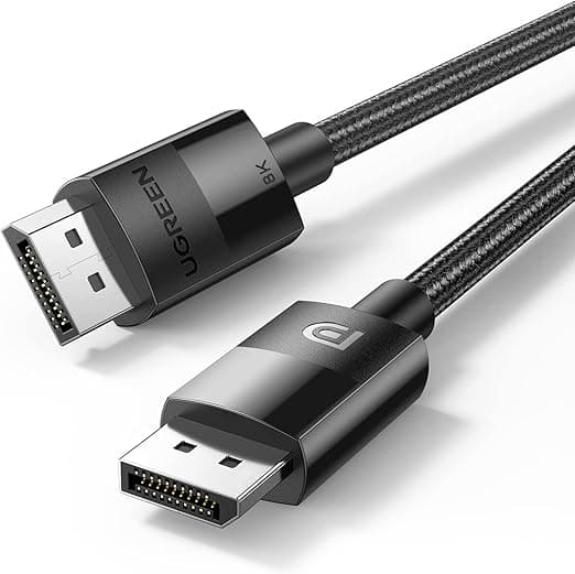 Detalle de UGREEN Cable DisplayPort 1.4 - 8K UHD y Alta Velocidad