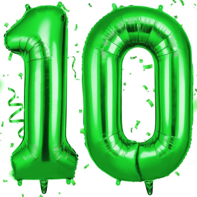 Imagen de OFFCUP Zahlen Luftballon Grün 40 Zoll en OfertitasTOP