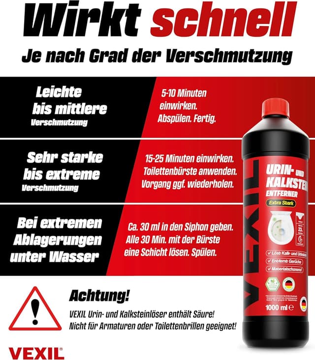 Thumbnail 5 de VEXIL Urinsteinentferner EXTRA STARK 1000 ml