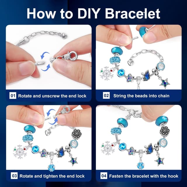 Detalle 2 de Weihnachts-Adventskalender 2025 Armband-25-lan