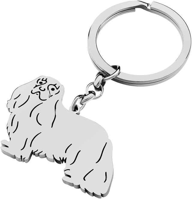 Thumbnail 6 de YAYAKO stainless steel dog keychain wallet for car keys (gold or silver plated)
