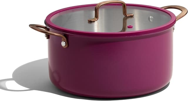Detalle de CAROTE 8QT stainless stockpot for even heating