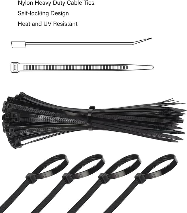 Thumbnail 1 de HAN-LBG Thick Cable Ties 400mm 100 Pack