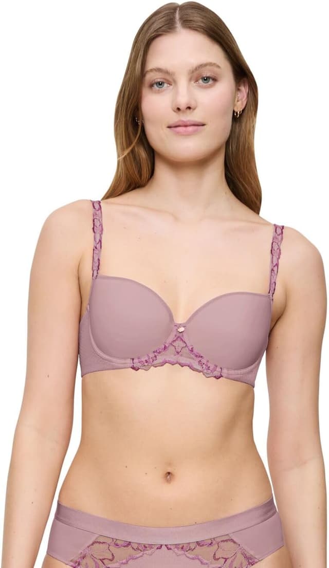 Detalle de Triumph Damen Wild Azalea Florale WHP Bra – Floral unterstützender BH für den Alltag