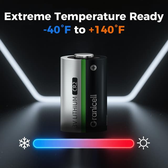 Thumbnail 5 de Granicell CR2 900mAh 3V Lithium Batteries 6-Pack