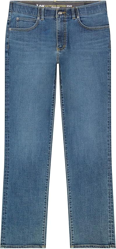 Detalle de Lee Straight Fit Mvp Jeans vaqueros 29W/32L azul