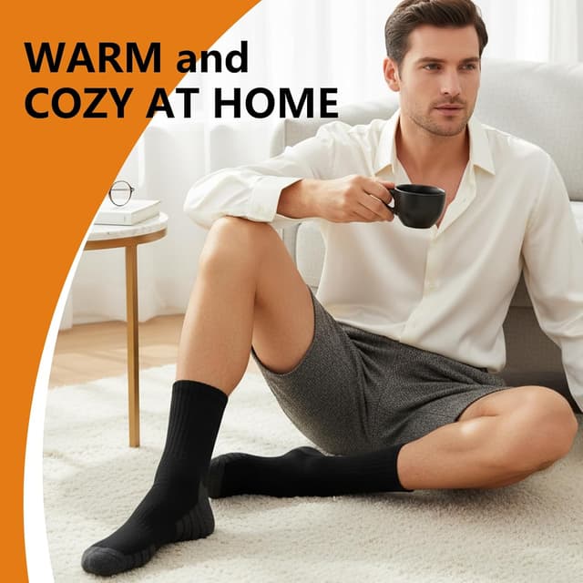 Thumbnail 6 de Yinqier Mens Thermal Socks 6 pairs — hiking socks