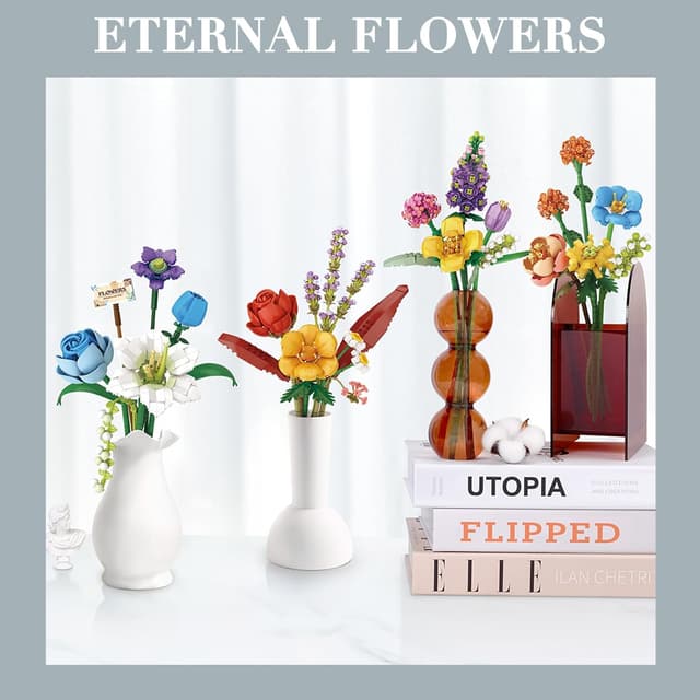 Detalle 2 de MEIEST Flower Bouquet building blocks set