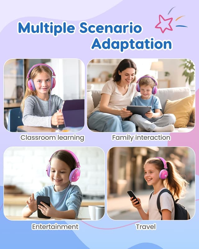 Thumbnail 4 de awatrue HK05 Kids headphones 74/85 dB limit