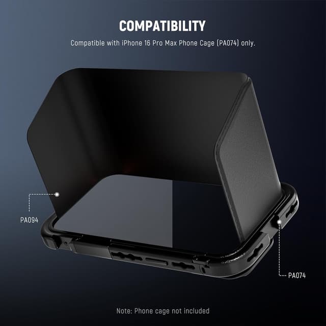 Detalle 2 de NEEWER Parasol para iPhone 16 Pro Max PA084