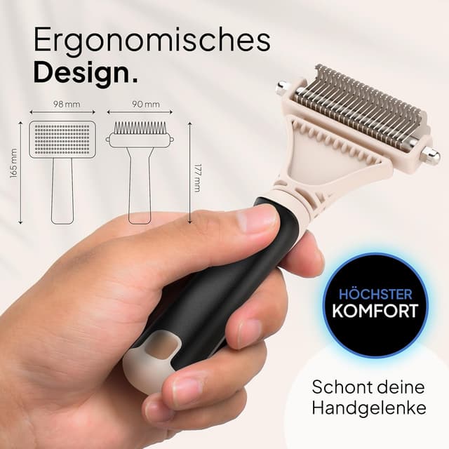 Thumbnail 4 de Pretty Paw Profi Katzenbürste Set 95% 🐾