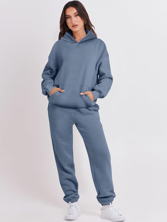 Detalle 2 de ANRABESS 2-Piece Tracksuit Oversized Hoodie