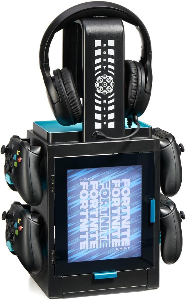 Detalle de Numskull Fortnite LED Gaming Locker 10-slot