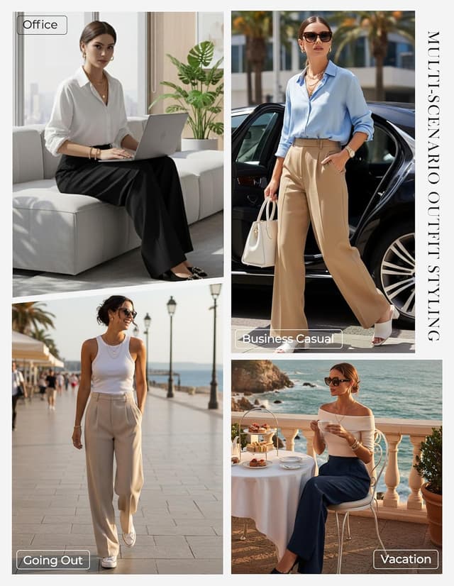 Thumbnail 4 de GRACE KARIN Anzughose Damen Elegante