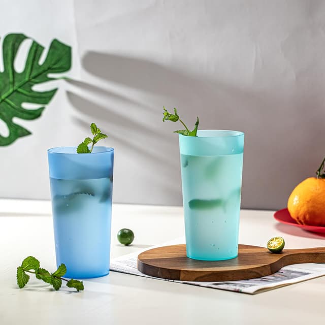 Thumbnail 2 de ZAINCA 26 oz Plastic Drinking Glasses set of 12 🥤