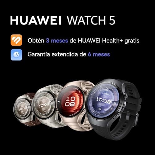 Detalle 2 de HUAWEI Watch 5 46mm — smartwatch marrón