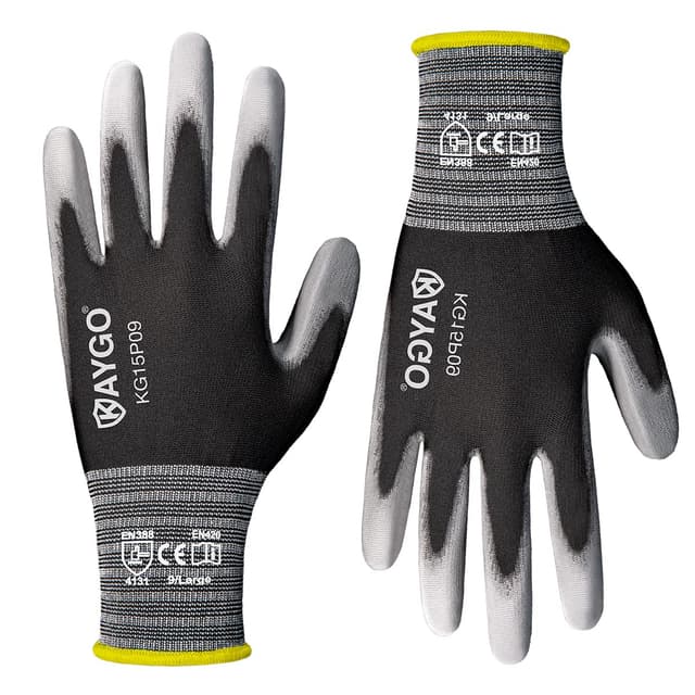 Thumbnail 6 de KAYGO KG15P thin work gloves: PU-coated touchscreen precision gloves (12 pairs)