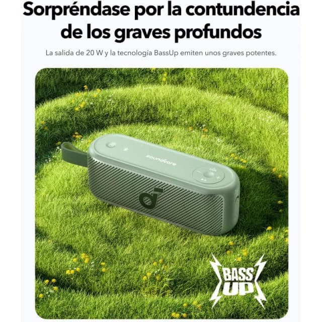 Detalle 2 de Soundcore Motion 100 Altavoz inalámbrico resistente al agua 🎵
