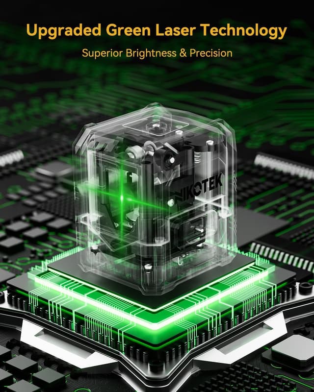 Detalle de Nikotek Green Laser Level 1m Beam