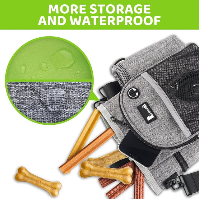 Detalle de Pecute XL Dog Walking Bag with 300D Oxford