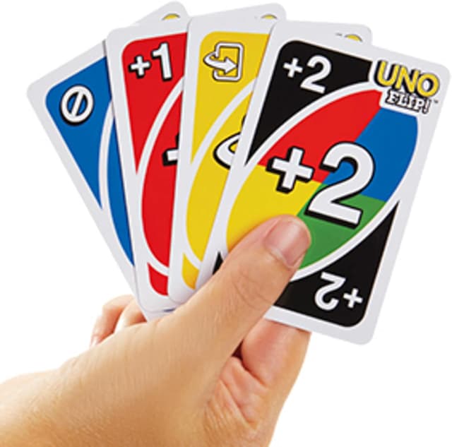 Detalle 2 de Mattel Games UNO FLIP! Kartenspiel 112 Karten