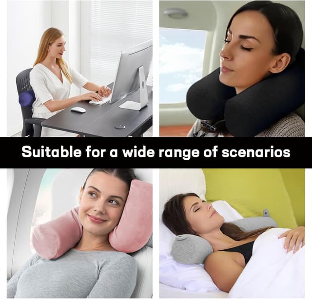 Thumbnail 6 de Twist memory foam travel pillow black