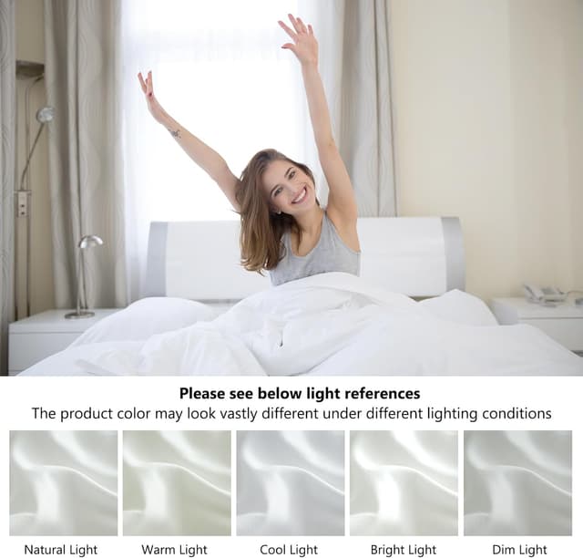 Thumbnail 6 de Lot de 2 taies d’oreiller AYSW 18 couleurs en microfibre 60x60 cm (blanc) – fermeture éclair