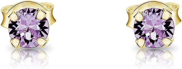 Detalle de WINZIGE Ohrringe 4 mm Swarovski Kristalle