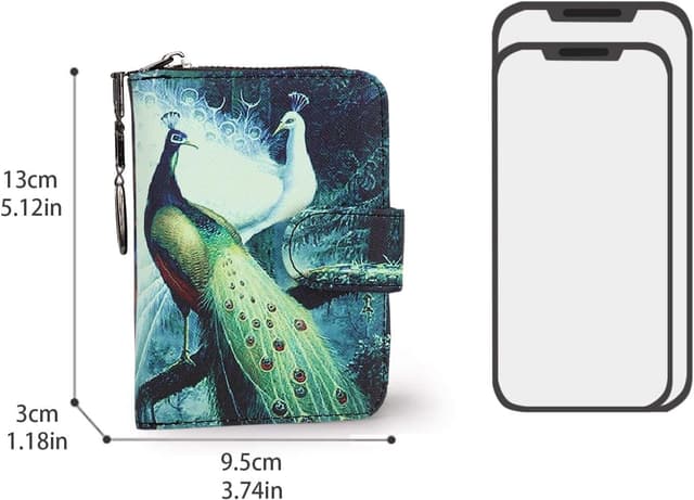 Detalle 2 de Portafoglio donna con cerniera piccolo 10,2