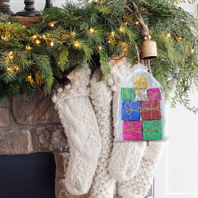 Detalle 2 de G2PLUS Weiß Organzasäckchen Groß 20x30 cm (50 Stück) mit Kordelzug – Geschenkbeutel für Hochzeit & Lavendel