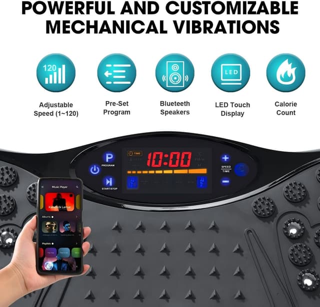 Detalle de Vibration Plate Exercise Machine 120 speeds