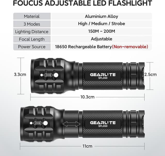 Thumbnail 6 de GEARLITE Rechargeable Torch 2 Pack