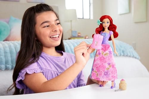 Detalle 2 de Mattel Disney Princess Spin & Reveal Ariel — muñeca 11 sorpresas