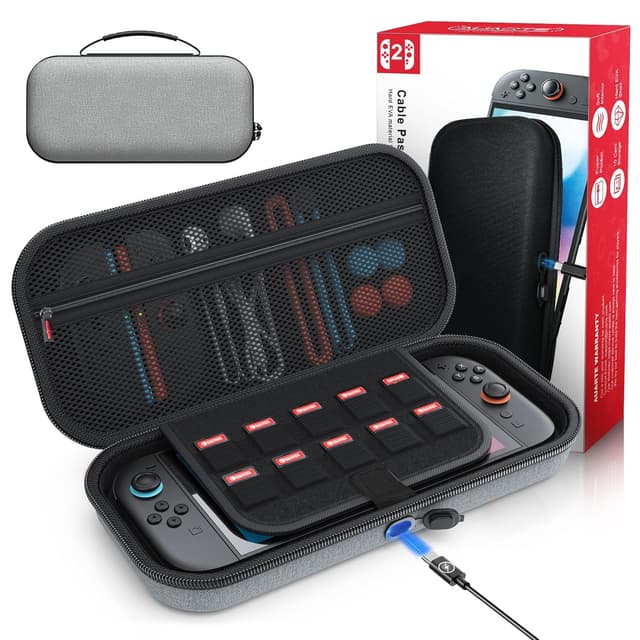 Thumbnail 6 de Auarte Switch 2 Carrying Case with 10-Game Storage