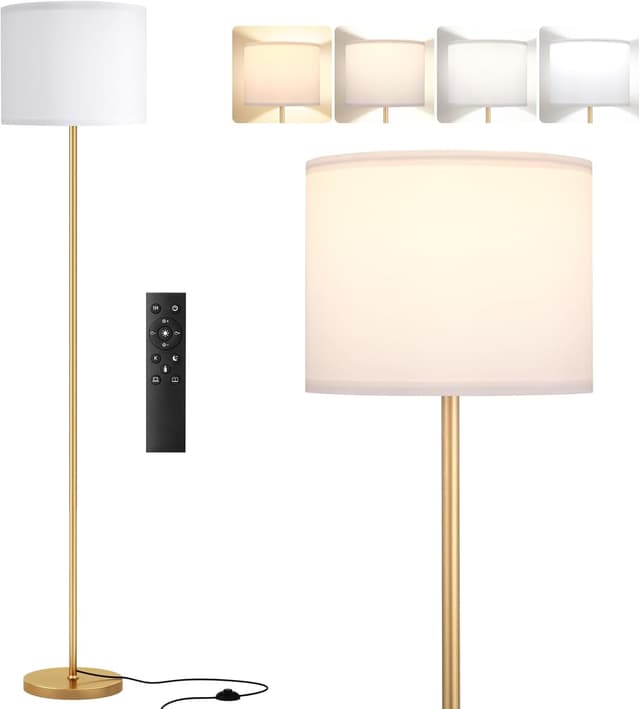 Detalle de PreeOtti Gold Standing Lamp