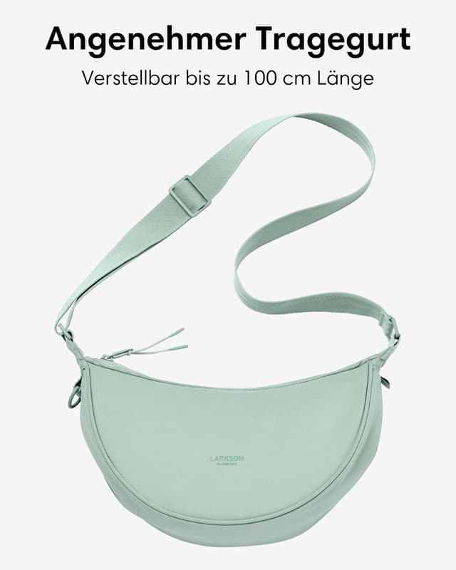 Detalle 2 de Crossbody Bag Solveig Small mint, 100 cm