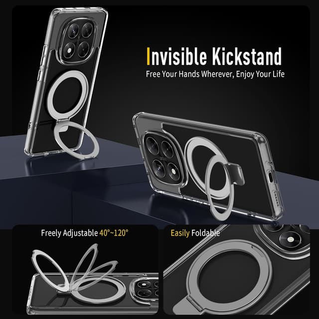 Detalle de XTCASE Coque magnétique pour Xiaomi Redmi Note 14 Pro+ / Pro+ Plus 5G avec support intégré MagSafe compatible