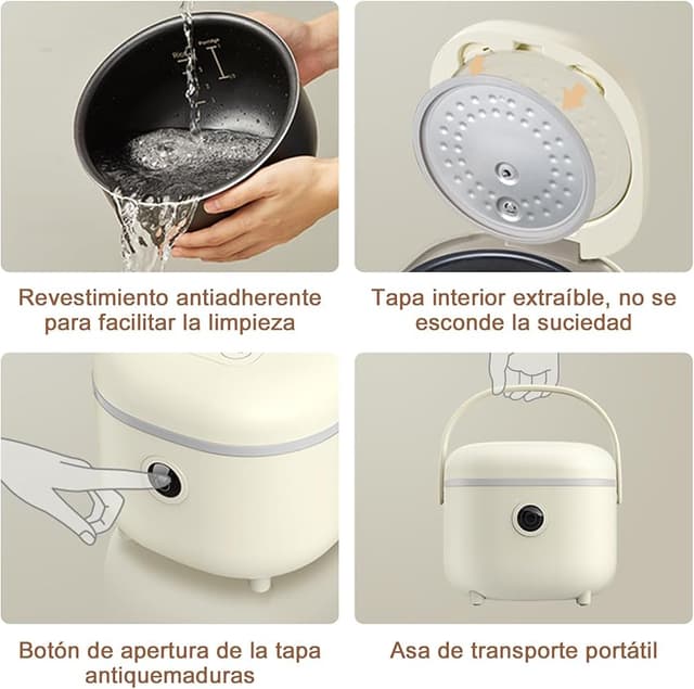Thumbnail 5 de Bear Arrocera 3,5 tazas 350 W — mini rice cooker multifuncional