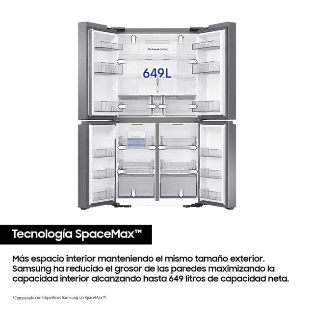 Thumbnail 5 de Samsung RF59C70TES9/ES Frigorífico Americano con IA