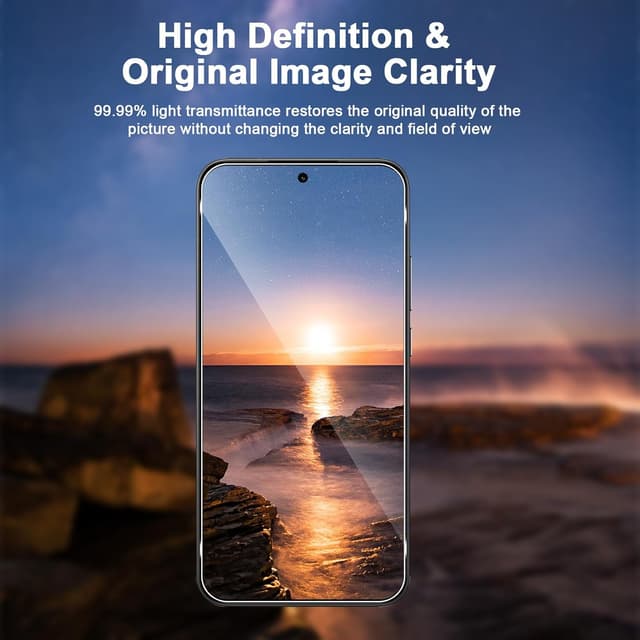 Thumbnail 6 de Vanrain Panzerglas-Schutzfolie für Xiaomi POCO F7 (2+2 Stück) inkl. Kameraschutz – 9H HD, bläschenfrei