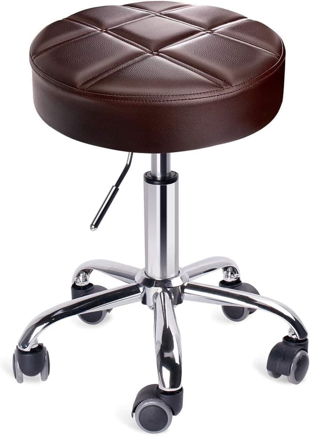 Detalle de Swivel beauty stool 14 inch seat