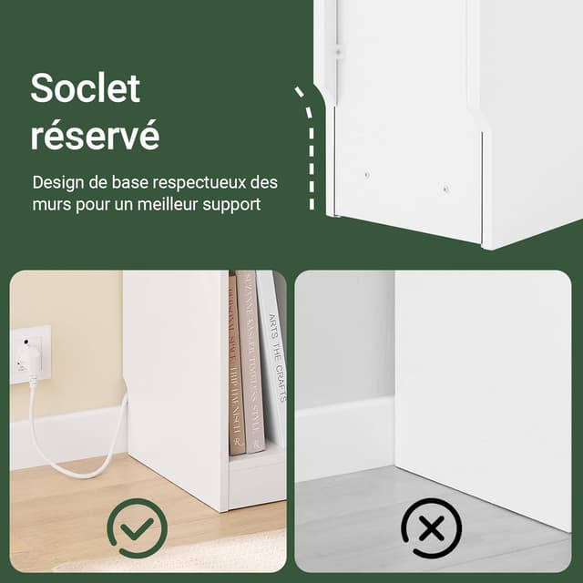 Thumbnail 5 de SoBuy FBT111-E Table de chevet étroite 20 cm