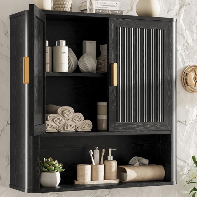 Thumbnail 5 de INNOD Bathroom Wall Storage Cabinet 1-shelf