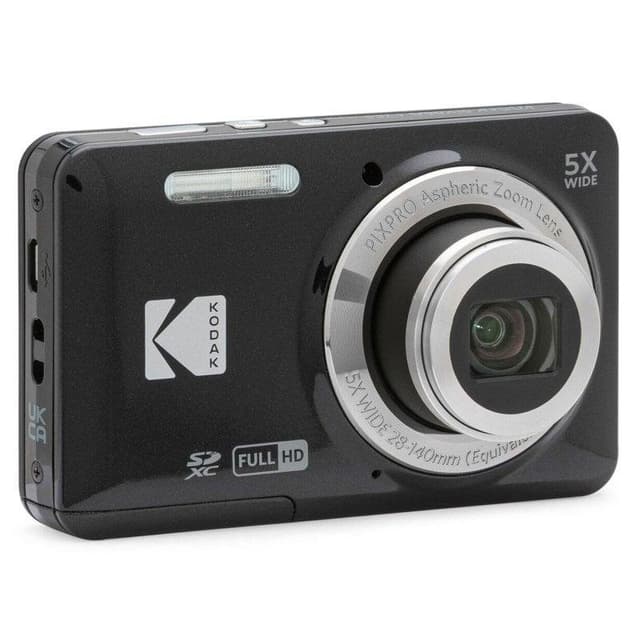 Detalle de Kodak PIXPRO FZ55 Black: cámara digital compacta negra con 16 MP y zoom óptico 5x