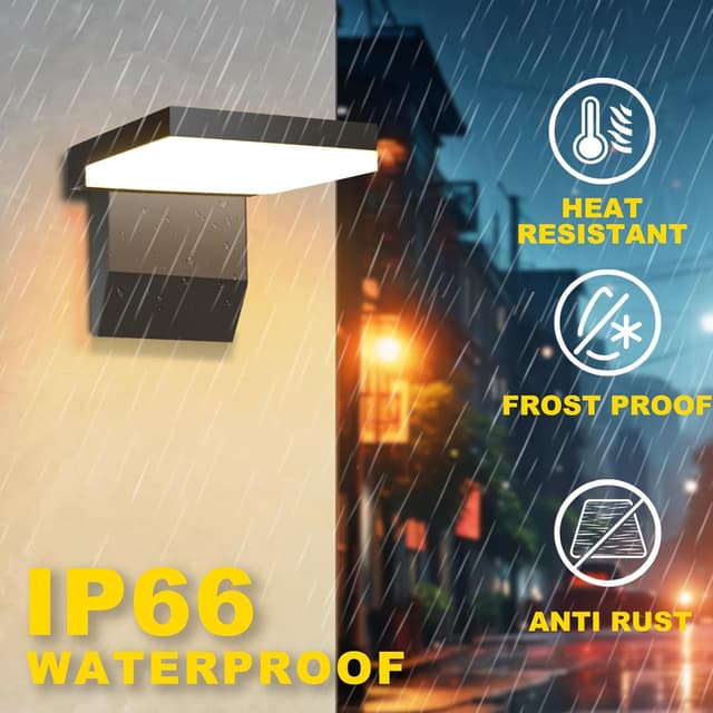 Detalle de Outdoor wall light 24W 2250lm IP66