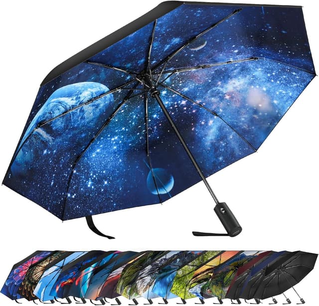 Detalle de ZUOYOUZ kompakter Regenschirm 28 cm