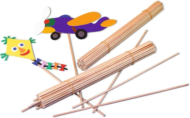 Detalle 2 de Ursus 20100000 : lot de 50 baguettes décoratives en hêtre, 40 cm