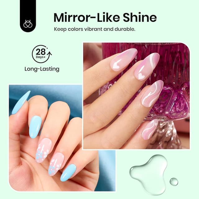 Thumbnail 5 de Beetles Gel Base and No Wipe Top Coat 15ml 💅