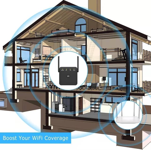 Detalle de 2026 Fastest WiFi Extender WiFi Repeater with Ethernet Port, Covers Up to 10,000 Sq.ft and 80 Devices